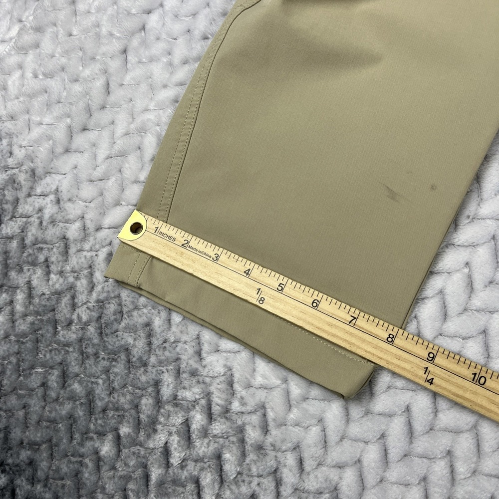Hi-tech Pants Mens 34X30 Tan Cargo Zip Tech Performance Stretch Golf Chino Pants - Picture 10 of 16